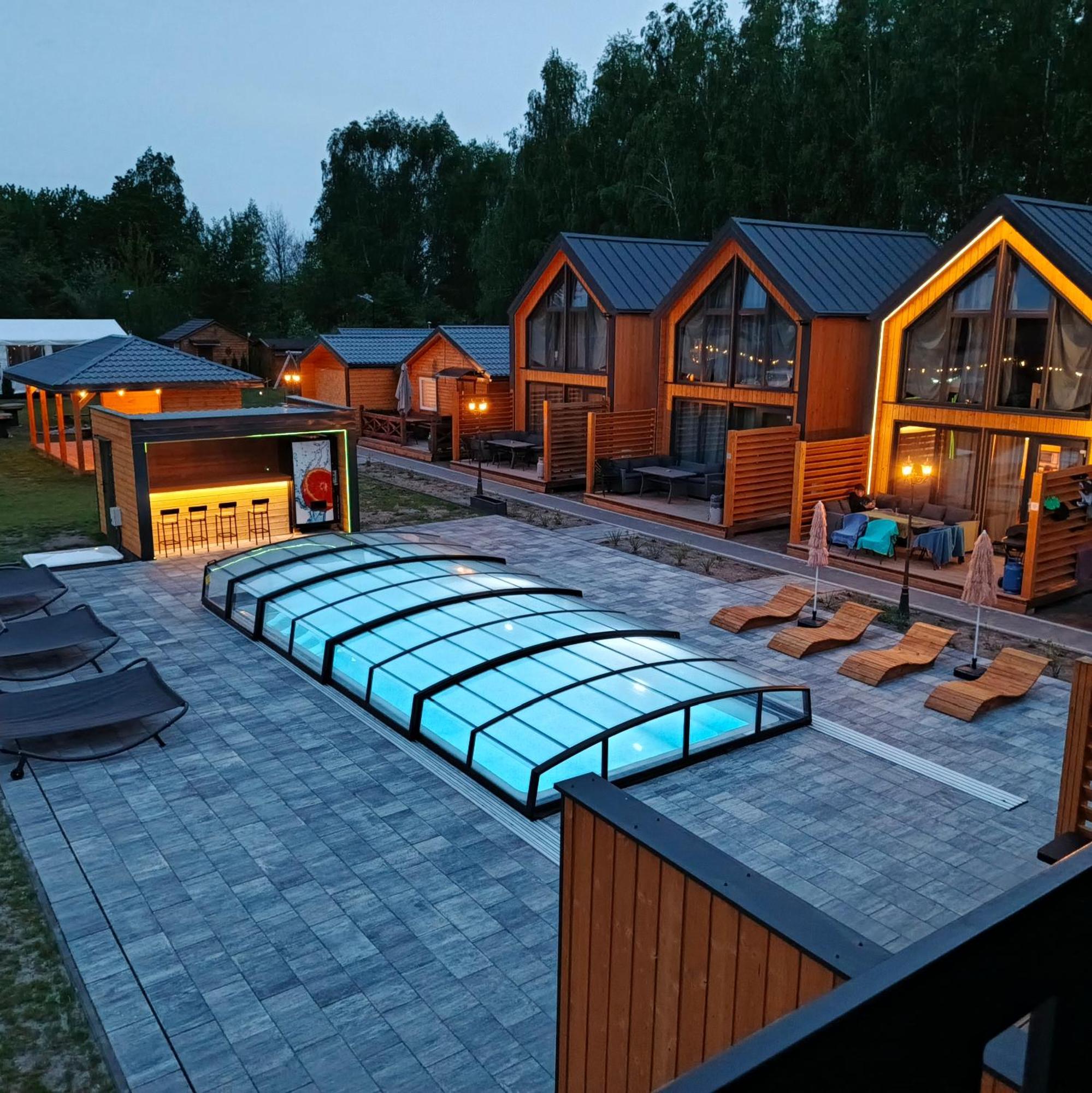 Grabska Osada Apartamenty - 100M Od Suntago Park-Domki Ogrzewane Caloroczne Mszczonów Exteriér fotografie